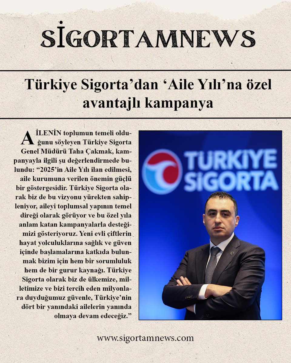 Türkiye Sigorta’dan ‘Aile Yılı’na özel avantajlı kampanya sigortamnews.com/turkiye-sigort…