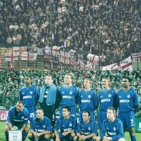 robertmdaws's tweet photo. MILLWALL FC @MillwallFC 
Millwall away at Ferencvaros UEFA Cup 2004

@MillwallMuseum