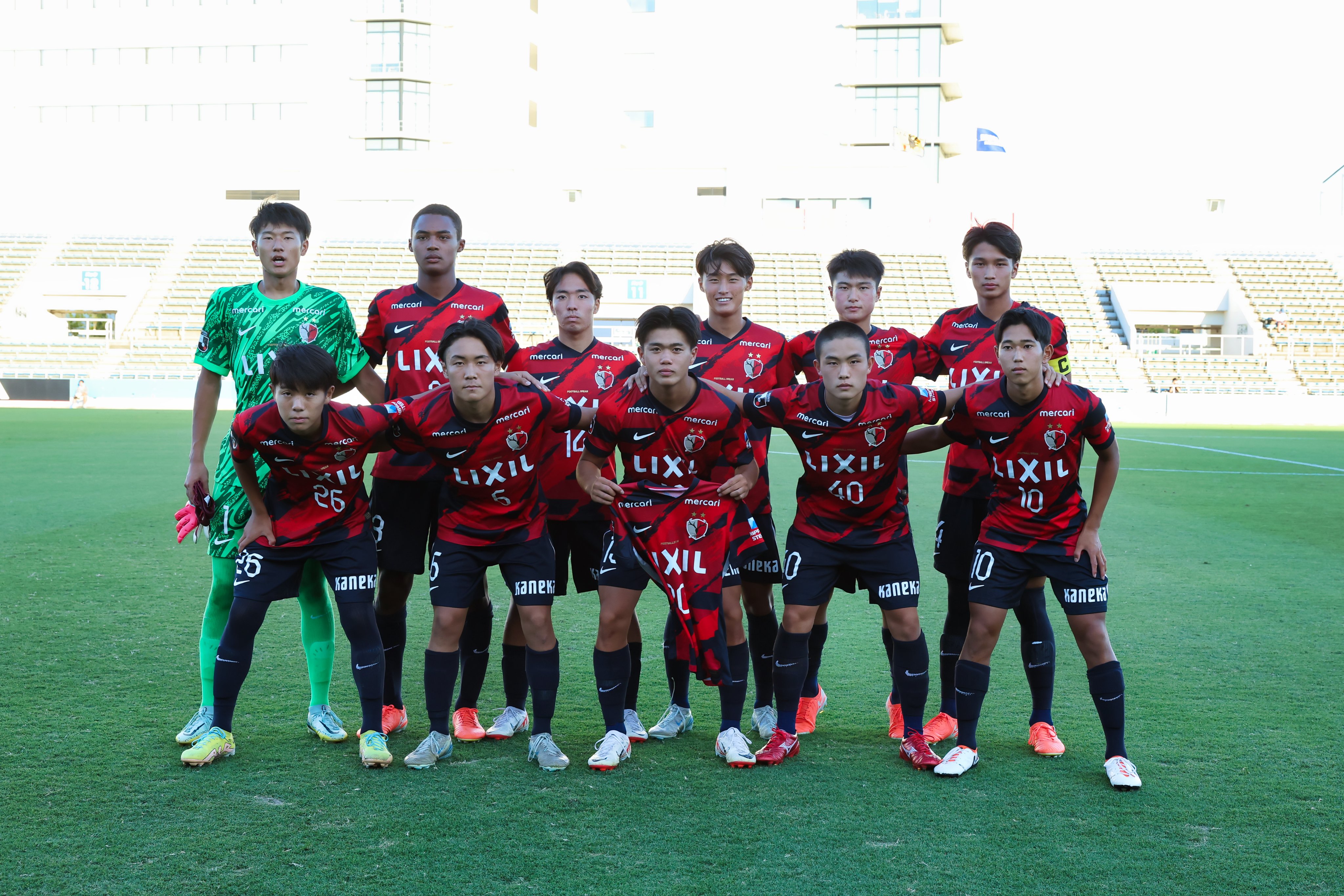 鹿島アントラーズ　鹿島国立　ラバーストラップ　22 濃野公人 ゴールド　レッド Antlers_2025_Baseball_Shirts_R