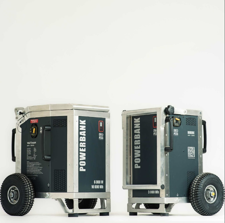 Prolightdirect's tweet image. Repost from @pessenergy 

Wattman &amp;amp; Bobine, energy anywhere anytime 🔋💪

#cleanenergyrevolution #onthego #filmtools #onset #onlocation #lightingtech #btsarmy #eventdesign #liveevents #filmandtv #lightinginnovation