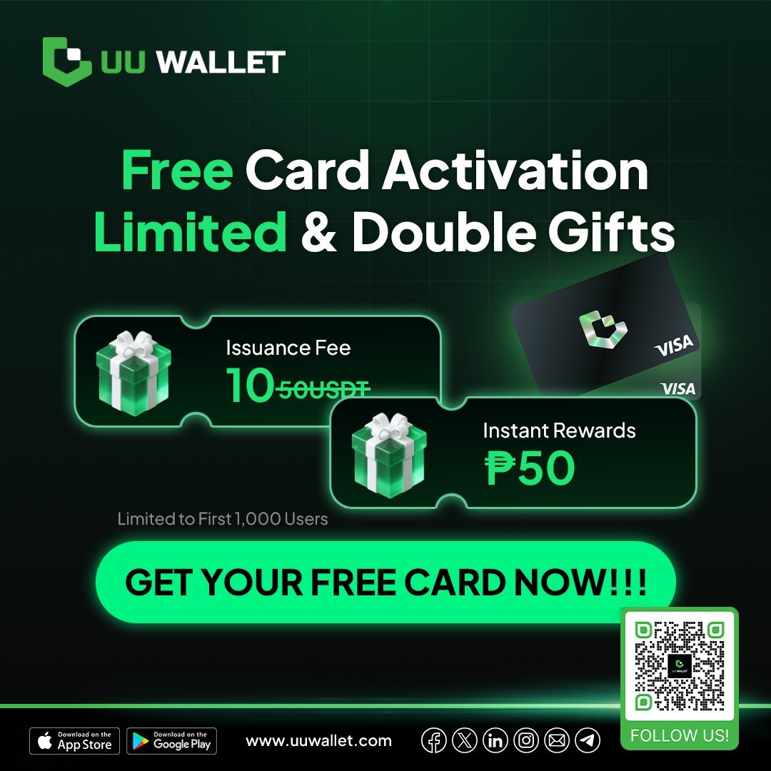 💳 TRY OUR UU Wallet VISA Platinum Card NOW!!!!

🌍 Make your crypto part of everyday life—shop, travel and pay worldwide with ease!
✅Accepted in 100+ countries
✅Fast top-ups and low fees
✅Fully compatible with Google Pay
✅Secure, reliable, and borderless

From Netflix to