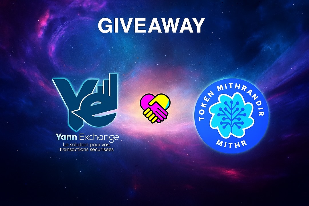 Yann Exchange (@yannexchange) on Twitter photo Pour célébrer notre partenariat avec <a href="/Tokenmithr/">Project Token Mithrandir</a>, on vous a préparé un GIVEAWAY de folie 🎁 :
1️⃣ Tokens #MITHR 💰
2️⃣ Des NFTs🎁
3️⃣et des T-shirts
Pour participer :
✅ Likez & repost ce tweet
✅ Suivez <a href="/YannExchange/">Yann Exchange</a> & <a href="/Tokenmithr/">Project Token Mithrandir</a>
✅ Taguez 3 amis 🤝
⏰72h pour participer Pour célébrer notre partenariat avec <a href="/Tokenmithr/">Project Token Mithrandir</a>, on vous a préparé un GIVEAWAY de folie 🎁 :
1️⃣ Tokens #MITHR 💰
2️⃣ Des NFTs🎁
3️⃣et des T-shirts
Pour participer :
✅ Likez & repost ce tweet
✅ Suivez <a href="/YannExchange/">Yann Exchange</a> & <a href="/Tokenmithr/">Project Token Mithrandir</a>
✅ Taguez 3 amis 🤝
⏰72h pour participer