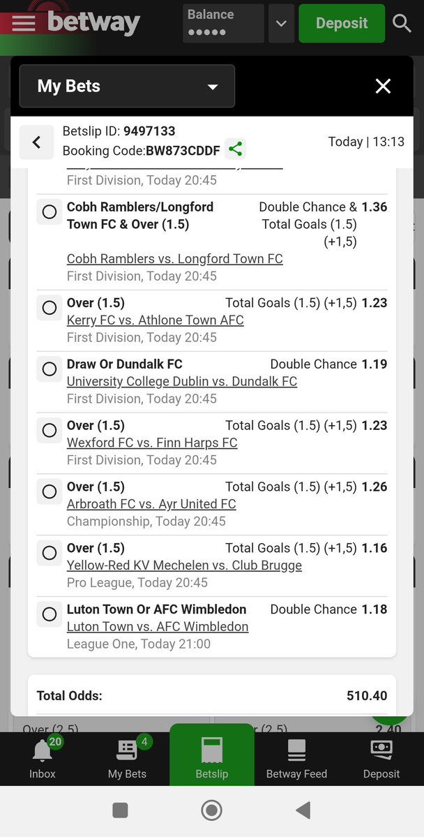 Phori (@mangwecha) on Twitter photo BW872C92F>>50 odds📌
BW872A501>>10 odds📌
BW872FC28>>10 odds📌
BW873518C>>600 odds📌
BW873CDDF>>500 odds❤️
<a href="/BetwayMalawi/">Betway Malawi</a>
Give me 50 repost🙏🎉
Everyone should eat one or two codes here well cooked.
#REPOST
(Don't miss 500 & 600 odds)📌 BW872C92F>>50 odds📌
BW872A501>>10 odds📌
BW872FC28>>10 odds📌
BW873518C>>600 odds📌
BW873CDDF>>500 odds❤️
<a href="/BetwayMalawi/">Betway Malawi</a>
Give me 50 repost🙏🎉
Everyone should eat one or two codes here well cooked.
#REPOST
(Don't miss 500 & 600 odds)📌