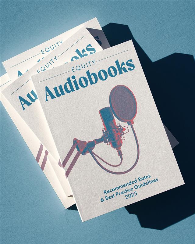 Audio artists: use our new recommended min. rates &amp; best practice for recording audiobooks. The guidance has been put together by Equity’s audio committee while we continue to fight for a collective agreement in the industry, so that all audio artists are guaranteed decent pay.