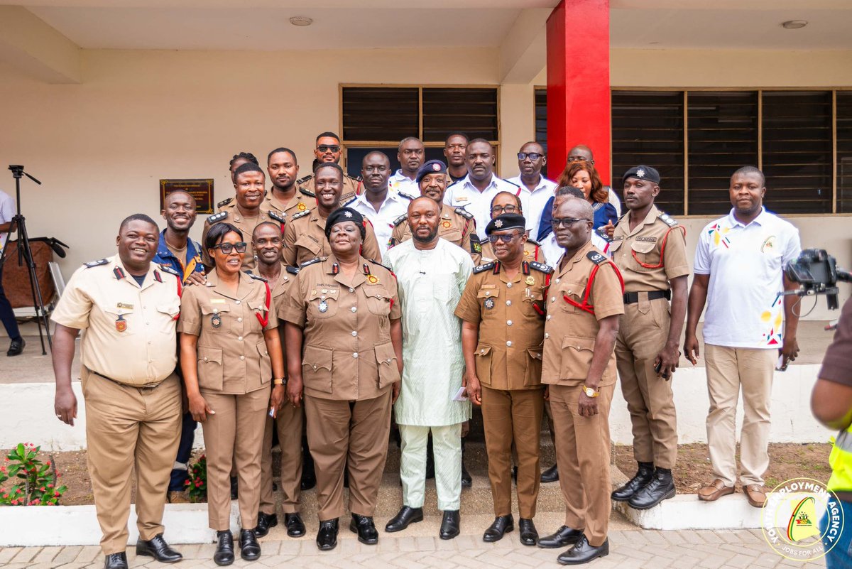 CEO Malik Basintale has officially launched the training of the first batch of 5,000 youth under the Fire Assistants Module. The opening ceremony took place at the Fire Service Training School in collaboration with GNFS.

#YEAGhana #JobsForAll #FireAssistantsModule