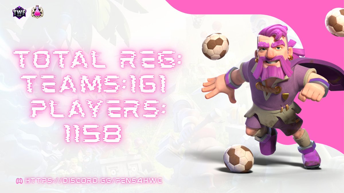 Elixir League Tournament Announcement
We’re thrilled to kick off our Clash of Clans tournament with a $50 prize pool, 161 teams, and 1,158 players! Get ready for intense battles and elite strategies. Join the action: [discord.gg/EmzjfZcENN]
#ClashOfClans #ElixirLeague #Esports