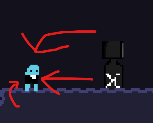 BluTheGame_'s tweet photo. In my game called BLU the main character has a great costume https://t.co/QZXl3a2NZr