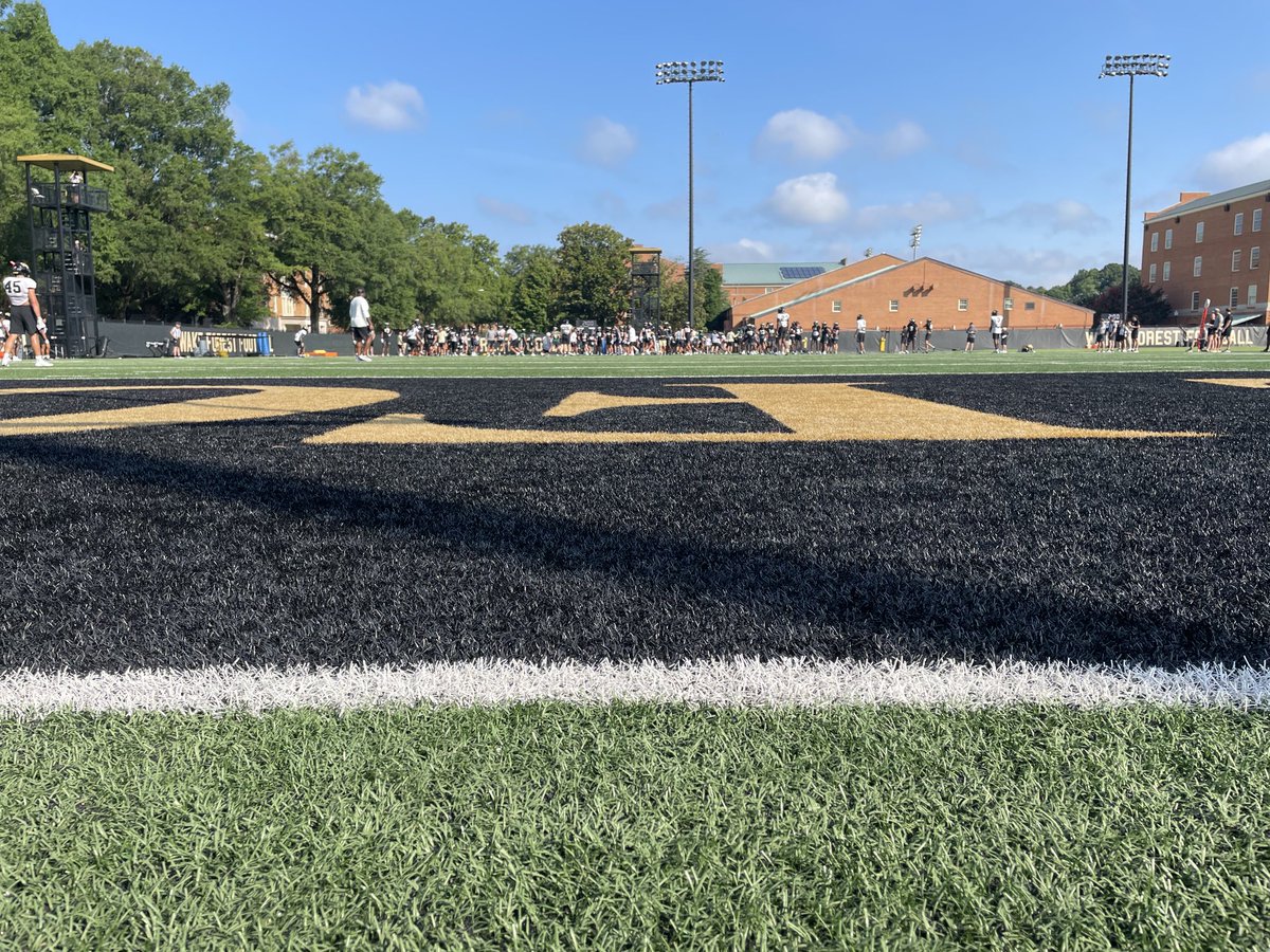 Stan Cotten (@stancottenwf) on Twitter photo Easing into the first weekend of summer camp for โฆ<a href="/WakeFB/">Wake Forest Football</a>โฉ โฆ<a href="/CoachDickert/">Jake Dickert</a>โฉ on a beautiful Friday.
Not a bad seat!
#GoDeacs ๐ฉ๐๐ Easing into the first weekend of summer camp for โฆ<a href="/WakeFB/">Wake Forest Football</a>โฉ โฆ<a href="/CoachDickert/">Jake Dickert</a>โฉ on a beautiful Friday.
Not a bad seat!
#GoDeacs ๐ฉ๐๐