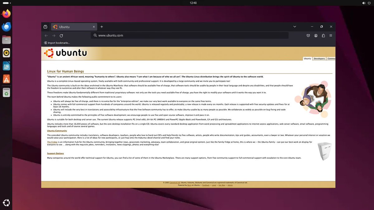 ubuntu's tweet image. Where it all began 🧡🌐
This #WorldWideWebDay, we’re looking back at the early days of the Ubuntu website - the beginning of ShipIt, our program that shipped free Ubuntu CDs to anyone, anywhere in the world.
It was also the start of something big, a global community built on…