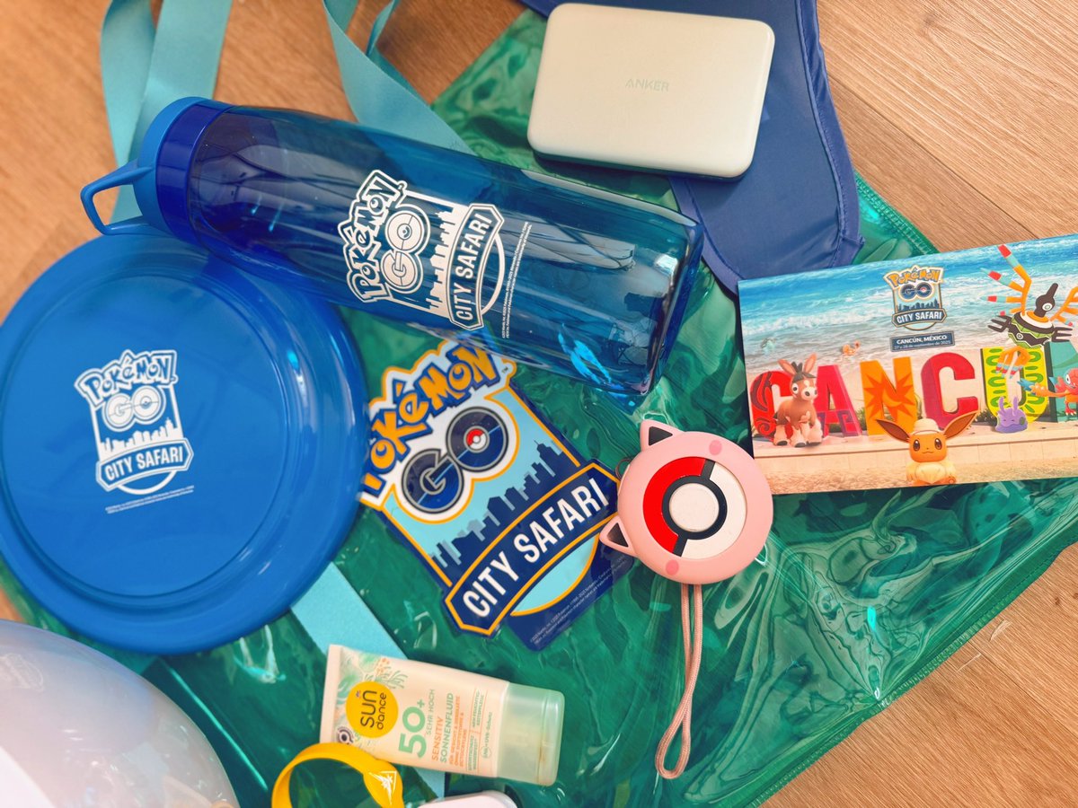 Sorpresa! Nina Y yo estamos listas este verano para el CitySafari Cancun este 27 y 28 de septiembre ! <a href="/PokemonGoAppLA/">Pokémon GO Latinoamérica</a> #pokemongo