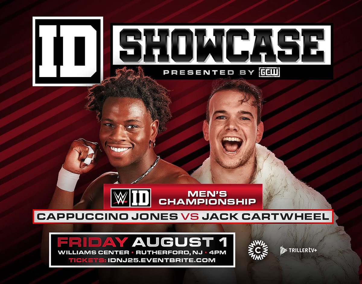 TODAY IS THE DAY

THANK YOU TO ALL THAT HAVE SUPPORTED ME UP TO THIS POINT.

I PROMISE TO FIGHT WITH EVERYTHING I HAVE AND WRESTLE THIS MATCH LIKE IT IS MY LAST.

<a href="/WWEID/">WWE ID</a> SHOWCASE PRESENTED BY <a href="/GCWrestling_/">GameChangerWrestling</a> STREAMING LIVE ON <a href="/Triller_TV/">TrillerTV</a> AT 4PM 

THE POT IS HOT ☕️☕️☕️