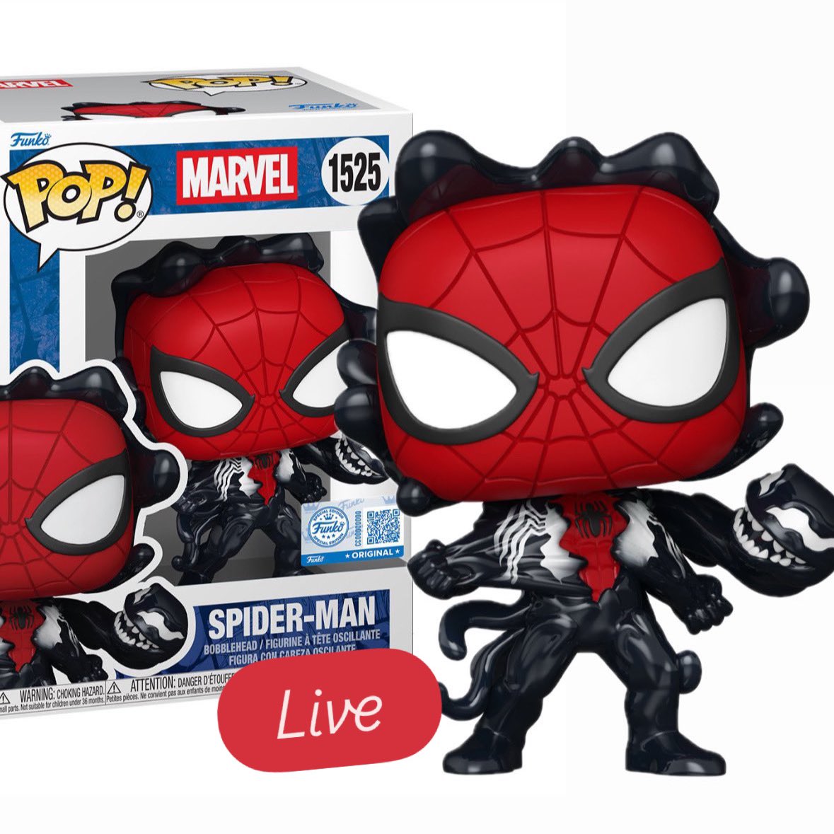 【未開封・箱ダメ有】　funko POP スパイダーマン　エレクトロ　蓄光版 未開封・箱ダメ有】 funko POP スパイダーマン エレクトロ 蓄光