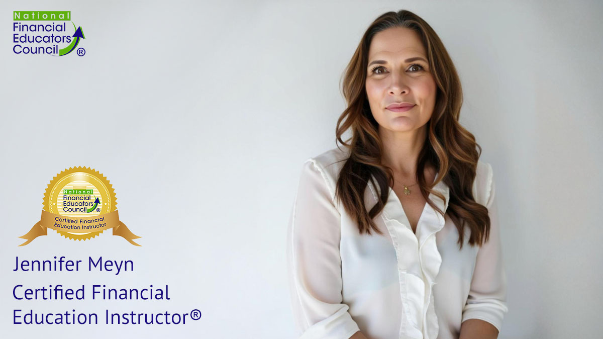 Jennifer Meyn teaches financial literacy to families, schools, and communities, empowering the next generation to build wealth, make smart money choices, and secure a brighter financial future.
 financialeducatorscouncil.org/jennifer-meyn/