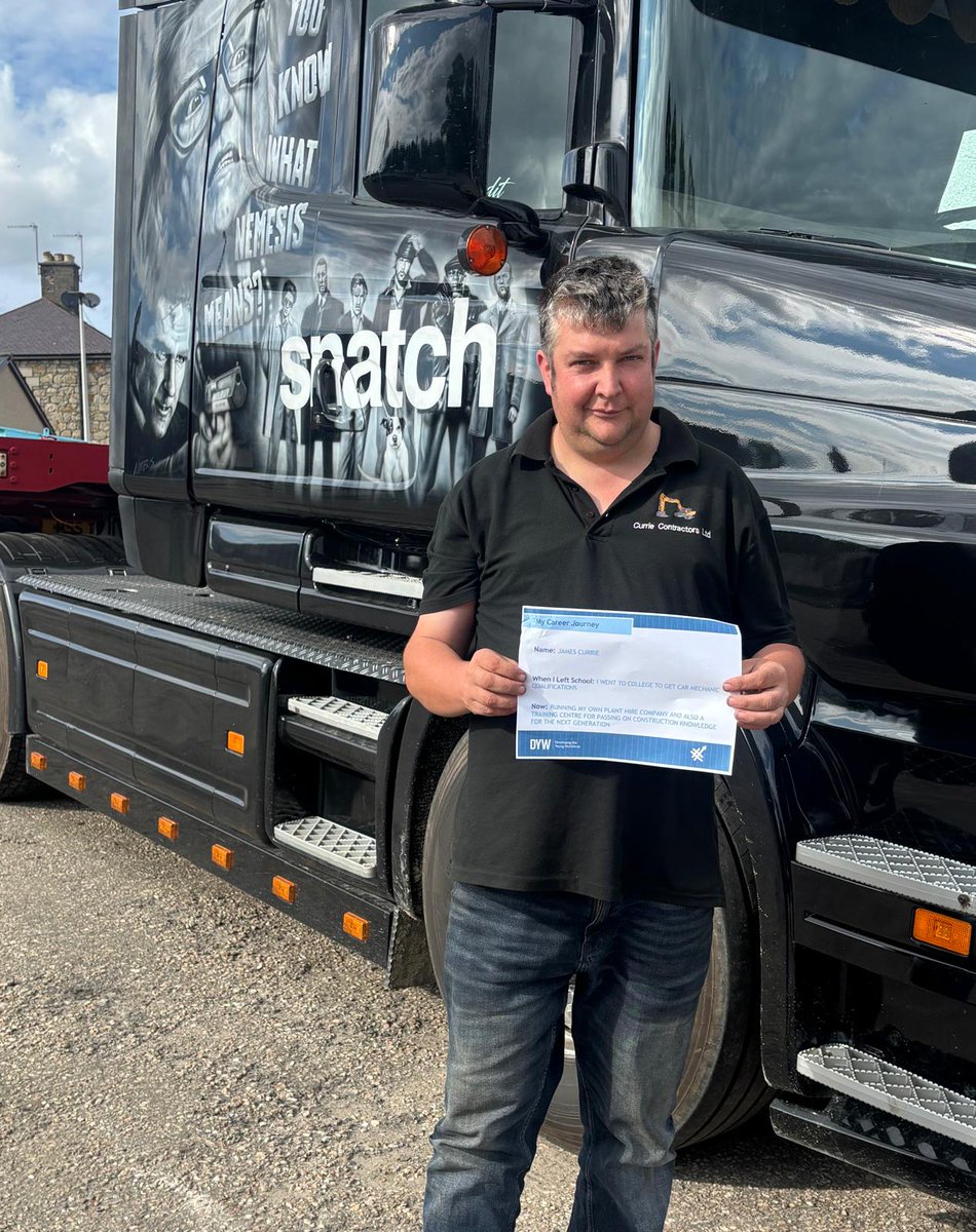 Meet James Currie, member of the Executive Committee and founder of Currie Contractors.

When James left school, he went to college to become a car mechanic. Now he runs a plant hire company and a training centre passing on knowledge to the next generation.

#NoWrongPath