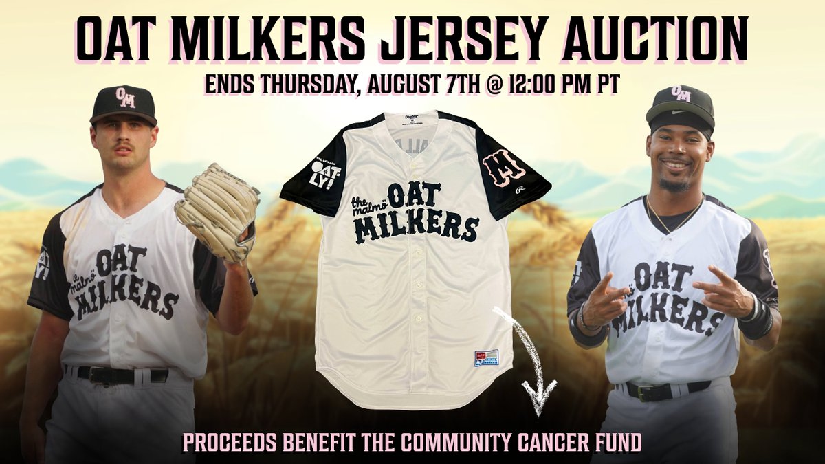 Game-worn and autographed jerseys from Malmö Oat Milkers Night are now up for auction with proceeds benefiting the Community Cancer Fund. #GoSpo 

🔗 tinyurl.com/OatMilkersAuct…