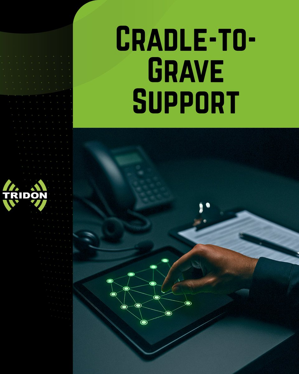 Tridon's engineers ensure your network stays online for years. Help is just a call away! 📲 Dive deeper at : ow.ly/Ezxg50WwiGG #NetworkReliability #Commissioning #OperationsSupport #TridonCommunications #ConnectivityThatLasts