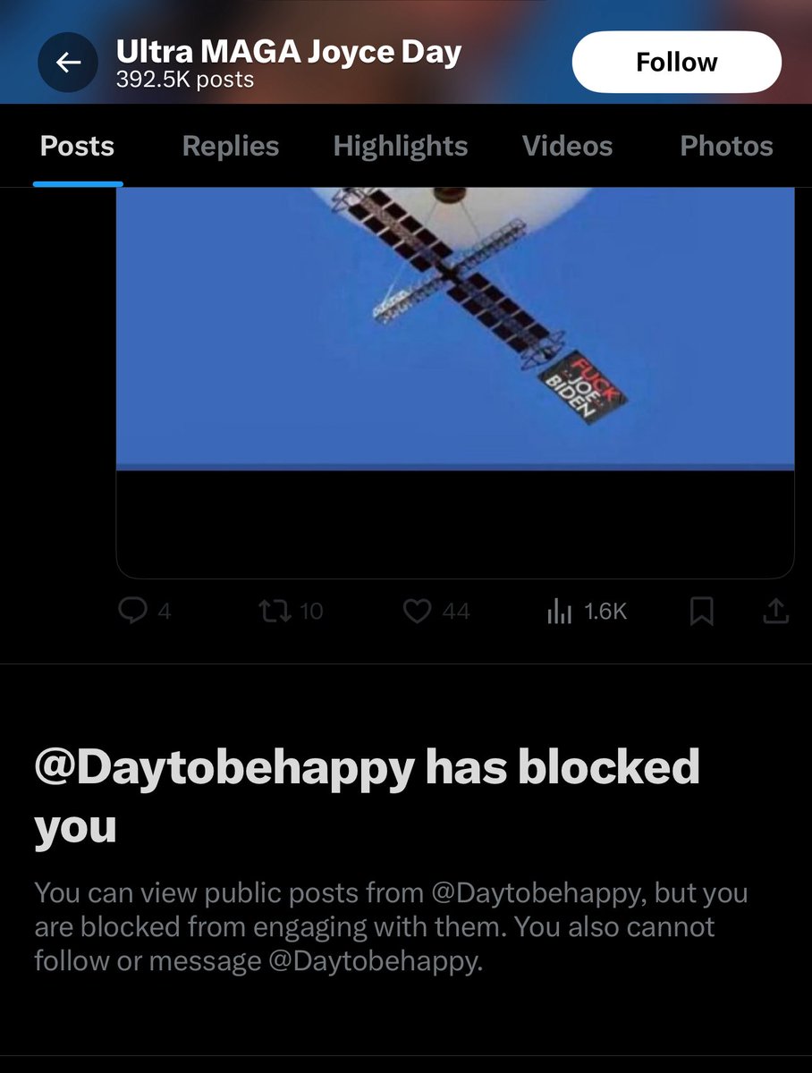 Calls Democrats weak and then gets blocked. Classic MAGA 😂