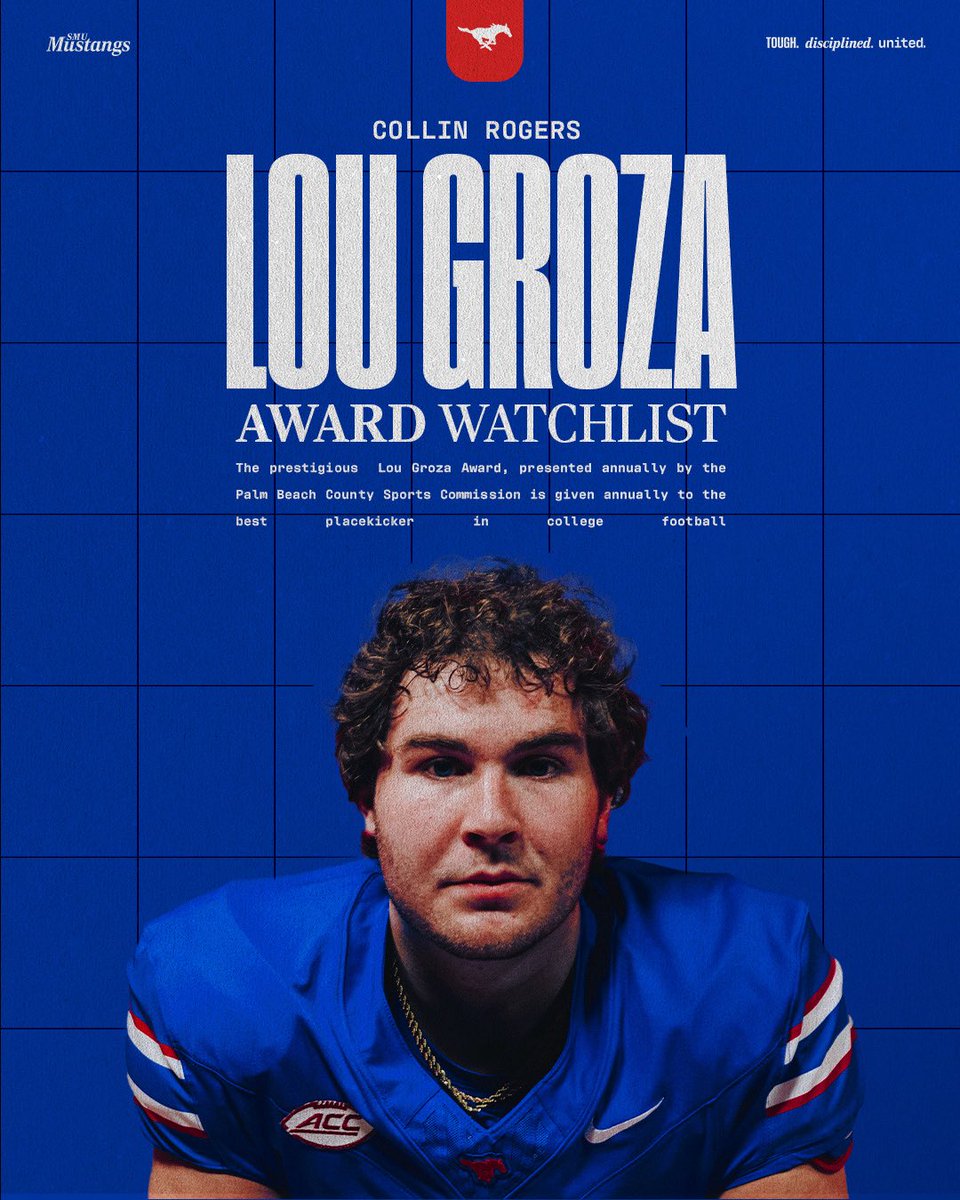 One of the best in college football.

Collin Rogers has been nominated to the Lou Groza Award Watch List 🏆