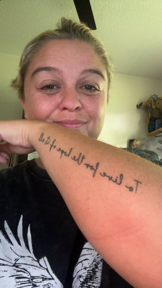 EmilyG234's tweet photo. @taylornation13 #happyaugust AUGUST WILL BE ON REPEAT AND I WILL BE SHOWING EVERYONE MY TATTOO THAT MATCHES THE SONG ALL DAY!! https://t.co/gotMwOto6P