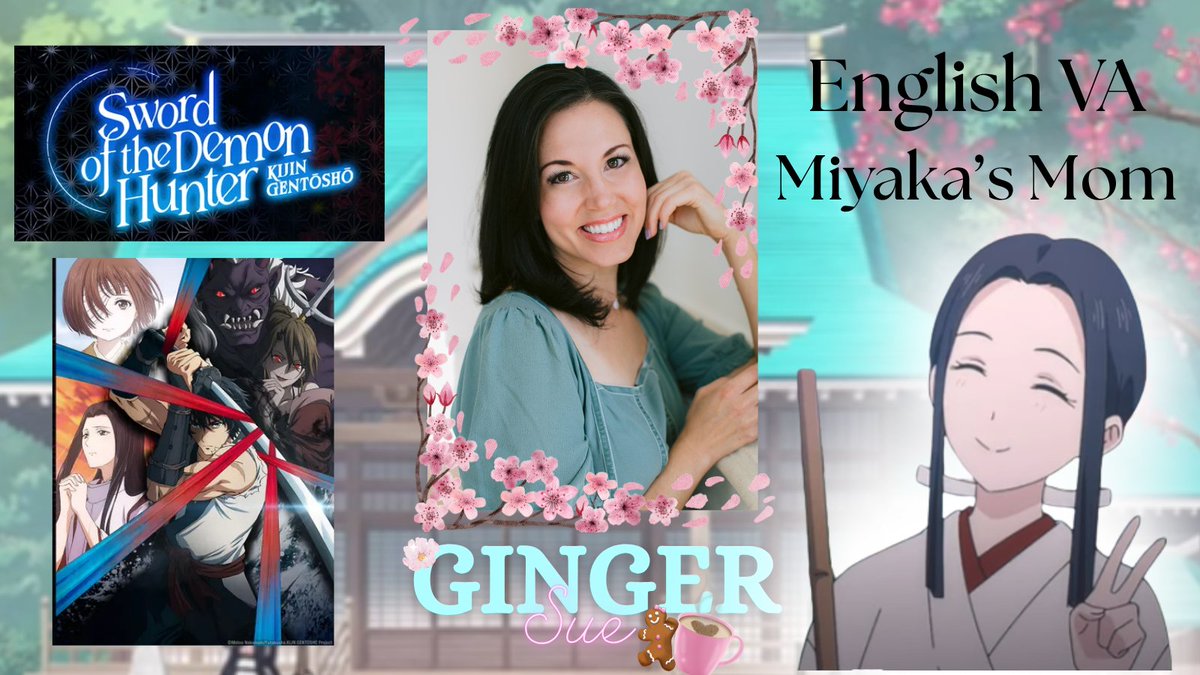 Ginger Sue VO🎙️ Home Studio (@ginger_vo) on Twitter photo 🎂✨ANIME DEBUT✨🎂(on my birthday!?)
Honored to share that you can hear me as the English voice for Miyaka's Mom in Ep 9 of Sword of the Demon Hunter on #HiDive🌸Thank you so much to <a href="/shannondreed/">Shannon Reed</a> and #Sentai for this incredible opportunity 🙏
#voiceactor #voiceover #anime 🎂✨ANIME DEBUT✨🎂(on my birthday!?)
Honored to share that you can hear me as the English voice for Miyaka's Mom in Ep 9 of Sword of the Demon Hunter on #HiDive🌸Thank you so much to <a href="/shannondreed/">Shannon Reed</a> and #Sentai for this incredible opportunity 🙏
#voiceactor #voiceover #anime