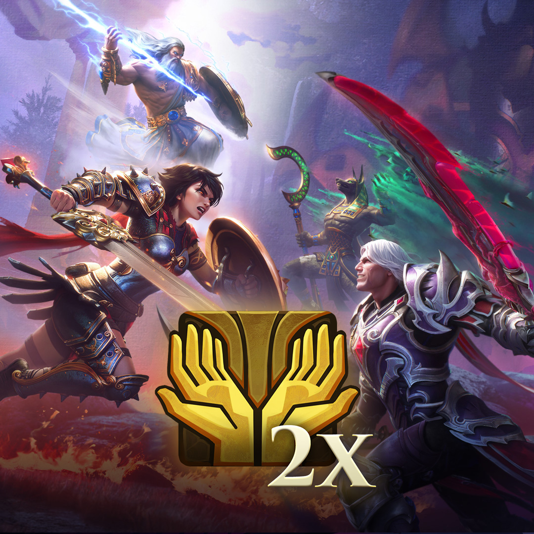 SMITEGame's tweet photo. Pair your Hou Yi double bounces with double Worshipers this weekend!

Today through Monday, August 4, get 2x Worshipers after every game! https://t.co/TtXbpIdI46