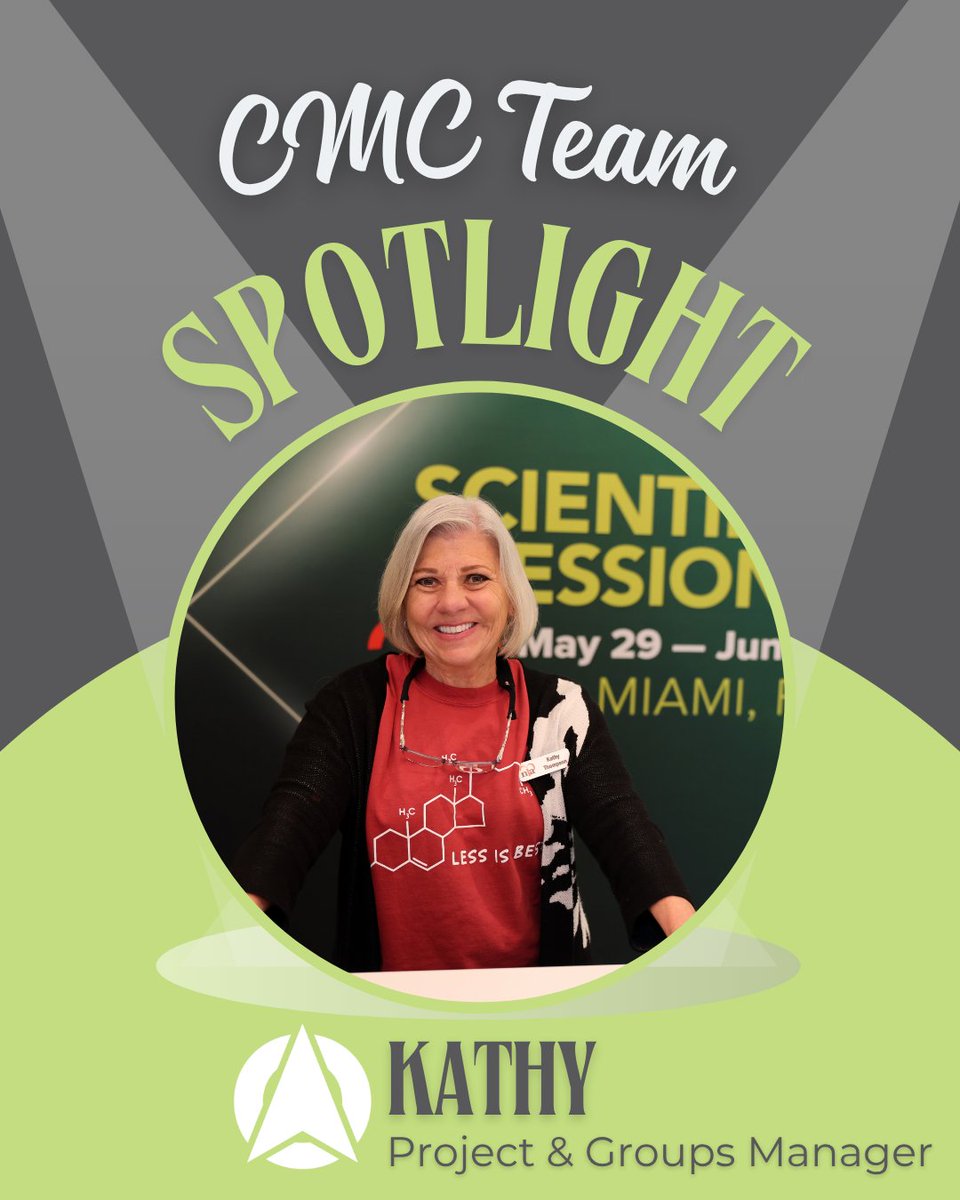 CompassManagem1's tweet photo. We’re back with another #CMCTeamSpotlight!🔦 Today we’re celebrating our incredible Projects &amp; Groups Manager, Kathy! 🔦

Thank you for everything you do, Kathy!💚 Swipe for some fun facts!➡️

#CMCFamily #EmployeeSpotlight https://t.co/EnWzlfBe0W