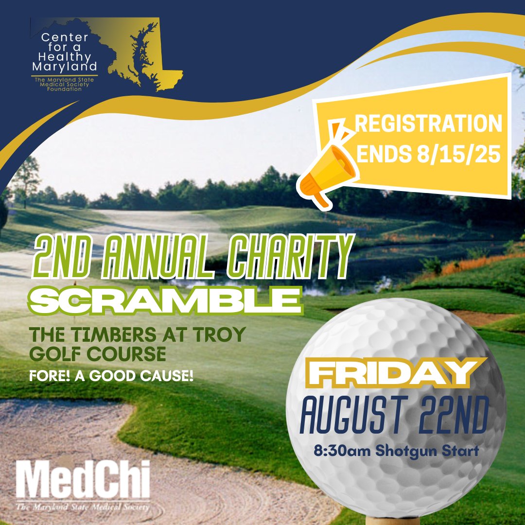 PAR-ticipate! FORE a good cause on Friday, August 22nd at the Timbers at Troy in Elkridge, MD! Registration ends in TEE- Minus 2 weeks!  #CommunitySupport
events.golfstatus.com/event/2ndAnnua…