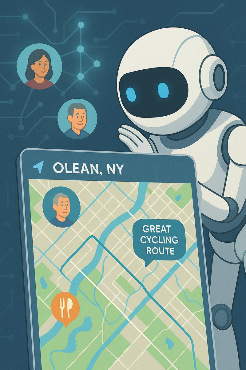 mblumenthal's tweet image. 🚨 New Near Memo!
Why do maps still treat everyone the same? 🗺️🤖

Mapping expert Goetz Weber joins @GregSterling &amp;amp; @mblumenthal to talk AI, user intent, and why the future of maps is social, sparse, and smart.

🎧 Watch &amp;amp; listen → below
#AI #UX #LocalSearch #Mapping #LLMs