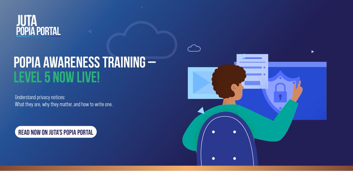 [WHAT'S NEW ON JUTA'S POPIA PORTAL]

We're excited to share the fifth instalment of our POPIA Awareness Training for Employees series, and this time, we’re diving into the world of privacy notices. Ever wondered what a privacy notice really is, why it matters, or how to write a