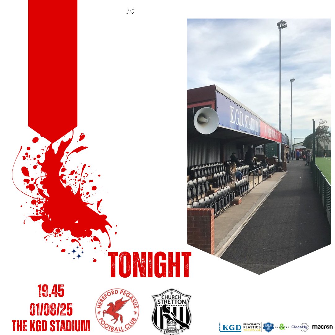 Hereford Pegasus FC (@herefordpegasus) on Twitter photo Development team play their last pre season friendly tonight
Vs <a href="/StrettonFC/">Church Stretton Town FC</a>
Get down to the KGD! Development team play their last pre season friendly tonight
Vs <a href="/StrettonFC/">Church Stretton Town FC</a>
Get down to the KGD!