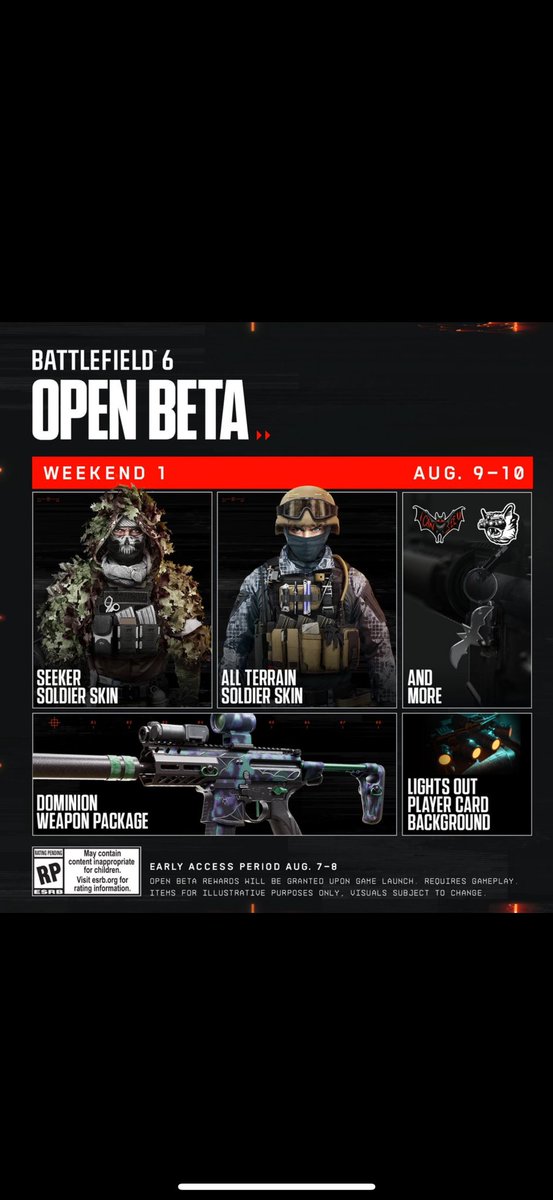 I know they said skins will be grounded (and so far are…) but this first little taste has me…idk. I guess what I truly want is NO skins, and NO weapon camos - but I’m sure I’m alone on that so it’s probably not the best move.