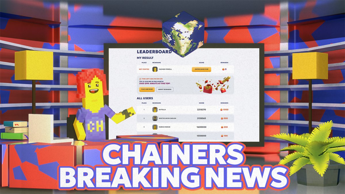 📍CHAINERS BREAKING NEWS📍

We are excited to announce that we're making room for something truly amazing by transitioning away from the Leaderboard and the burning NFTs for $FRI feature❗️

We are currently working on something outstanding🤌 and are in the final stages of