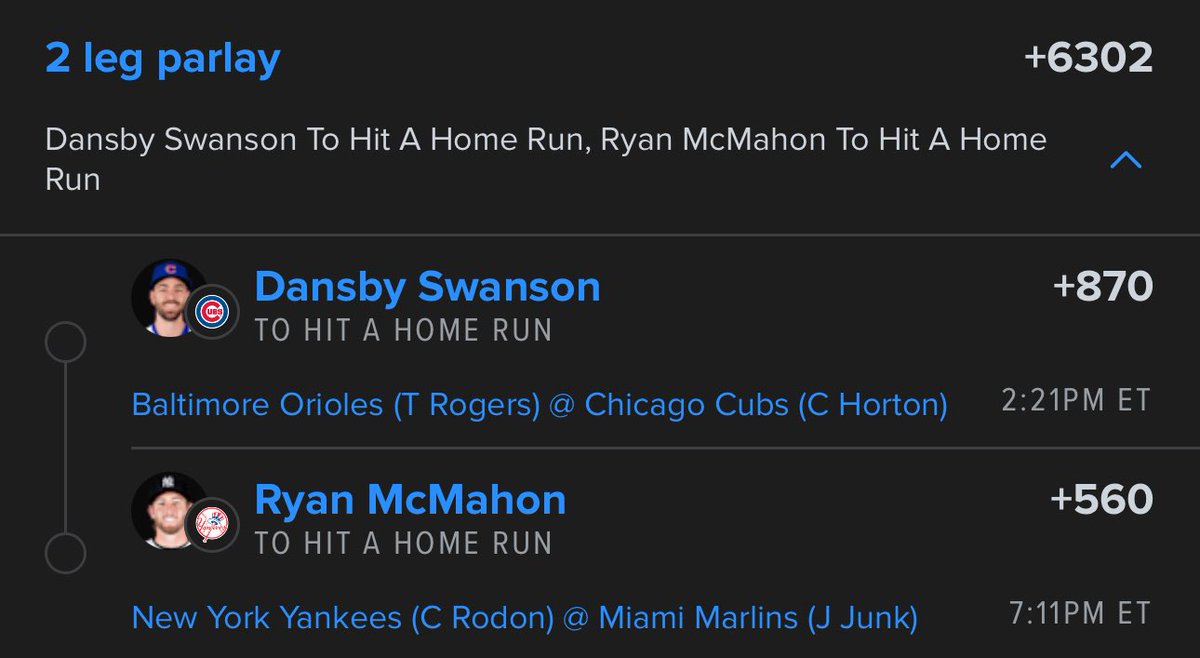 Friday ball! One word that encapsulates both these guys…?  Due.  The matchups are there.

$100 GIVEAWAY when we cash!!

To Enter:
1️⃣ Follow <a href="/RandysMoss/">Jackie Legs</a>
2️⃣ Like this post
3️⃣ Comment w/ your Venmo or cashapp! 👇