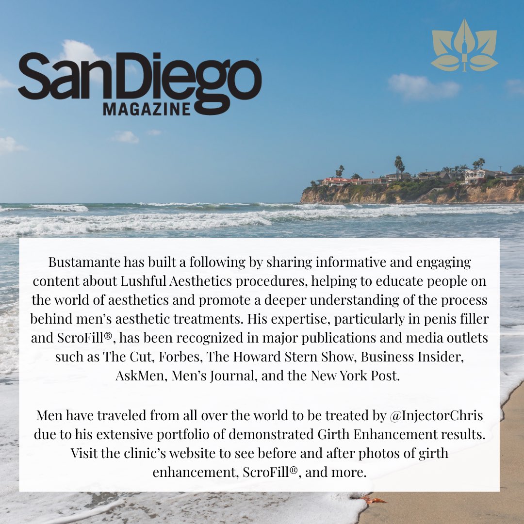 Lushful Aesthetics (@lushfulaesth) on Twitter photo Check it out! Weโve been featured in San Diego Magazine โ and weโre sharing details about our expansion to Southern California, our mission, and our signature treatments that we offer at <a href="/LushfulAesth/">Lushful Aesthetics</a> ๐ Check it out! Weโve been featured in San Diego Magazine โ and weโre sharing details about our expansion to Southern California, our mission, and our signature treatments that we offer at <a href="/LushfulAesth/">Lushful Aesthetics</a> ๐