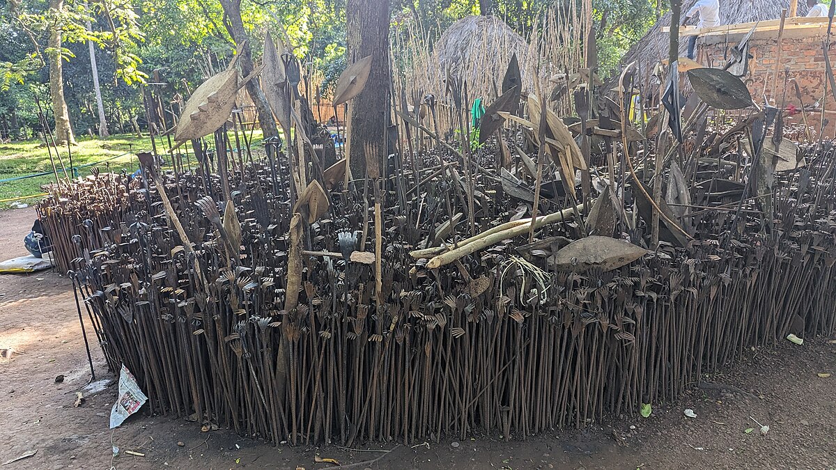 The Ttanda Pits in Mityana, Uganda, are over 240 ancient pits tied to the Buganda legend of Walumbe, the spirit of death. Today, they serve as a sacred shrine and heritage site, where visitors follow respectful customs like barefoot entry and modest dress.
#Tourism 
#buganda