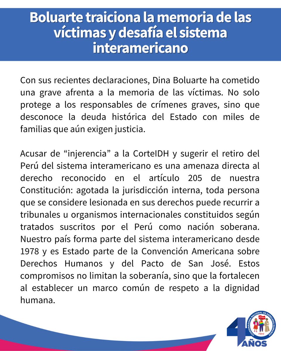 CNDDHH 🇵🇪 #ConsensoPorLosDDHH tweet media