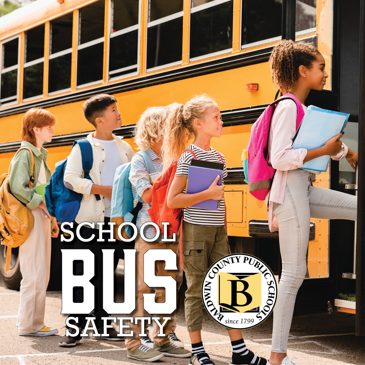 BUS SAFETY: Parents, the start of school is just around the corner. For some students, this will be the first time riding on a bus. Take a few minutes to review these important safety tips.

bcbe.org/departments/tr…