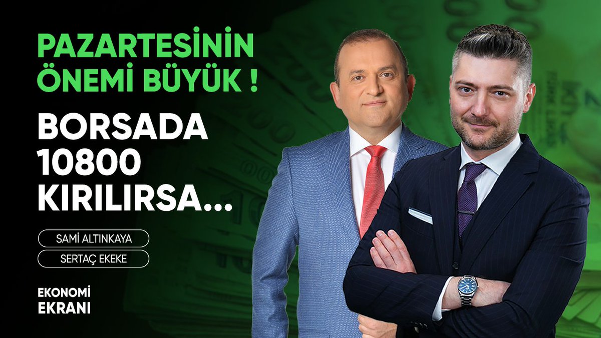 4 Ağustos Önemli | 10800 Kırılırsa | <a href="/SertacEkeke/">Sertaç Ekeke</a> <a href="/samialtinkaya/">Sami Altınkaya</a> | Ekonomi Ekranı

Link: youtu.be/qnlyIgeAaBQ

#dolartl #bist100 #xu100 #borsa #endeks