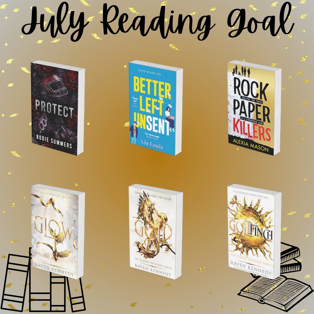 📚 July Wrap Up 📚

Managed to mark a few books off my TBR pile 😃 hopefully this month I'll finish the series I'm on. 

#monthlyreading #monthlywrapup