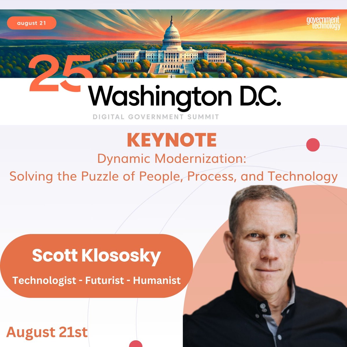 DC Office of the CTO (@octodc) on Twitter photo 📣Calling all DC government leaders, tech professionals & public sector innovators!
Join us for the <a href="/govtechnews/">govtechnews</a> DC Digital Government Summit for a day of insight, collaboration & forward-thinking solutions
🗓️Aug 21
📍JW Marriott Washington DC
Register➡️events.govtech.com/Washington-DC-… 📣Calling all DC government leaders, tech professionals & public sector innovators!
Join us for the <a href="/govtechnews/">govtechnews</a> DC Digital Government Summit for a day of insight, collaboration & forward-thinking solutions
🗓️Aug 21
📍JW Marriott Washington DC
Register➡️events.govtech.com/Washington-DC-…
