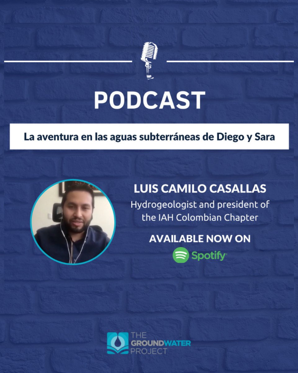 Groundwater Talks Podcast: La aventura en las aguas subterráneas de Diego y Sara with Luis Camilo Casallas.

🎧 Listen now 😊
open.spotify.com/episode/7b8vd9…