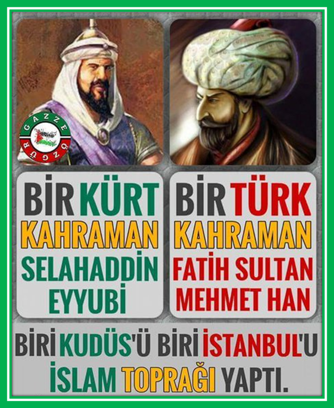 Bugün Cumhurbaşkanı adayı olsalardı, kimi seçerdiniz?
1. Fatih Sultan Mehmet 
2. Selahaddin Eyyubi
3. Recep Tayyip Erdoğan
4. Mustafa Kemal Atatürk