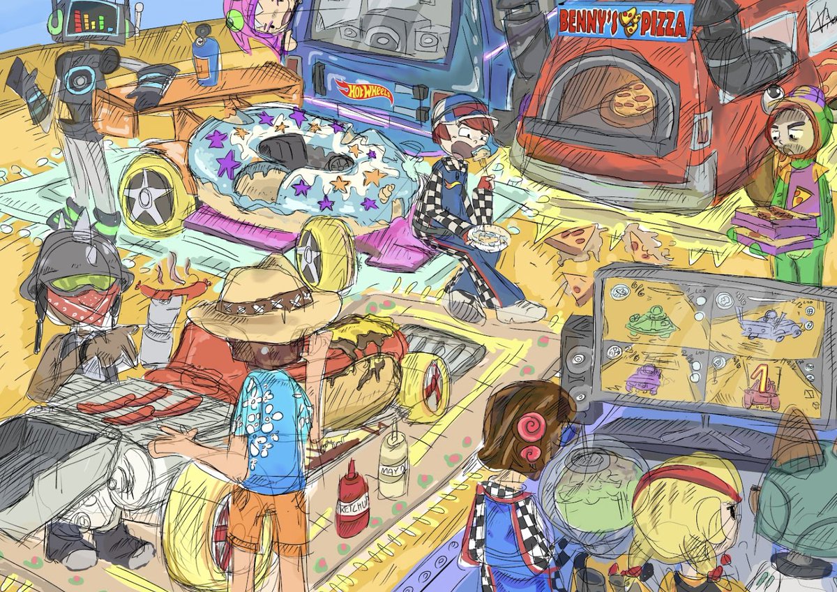 vectorunit's tweet image. Congratulations to the winners of the 2025 BBR2 Hot Wheels Art Contest! Check out the grand prize winners and runners-up at vectorunit.com/blog-posts/202….