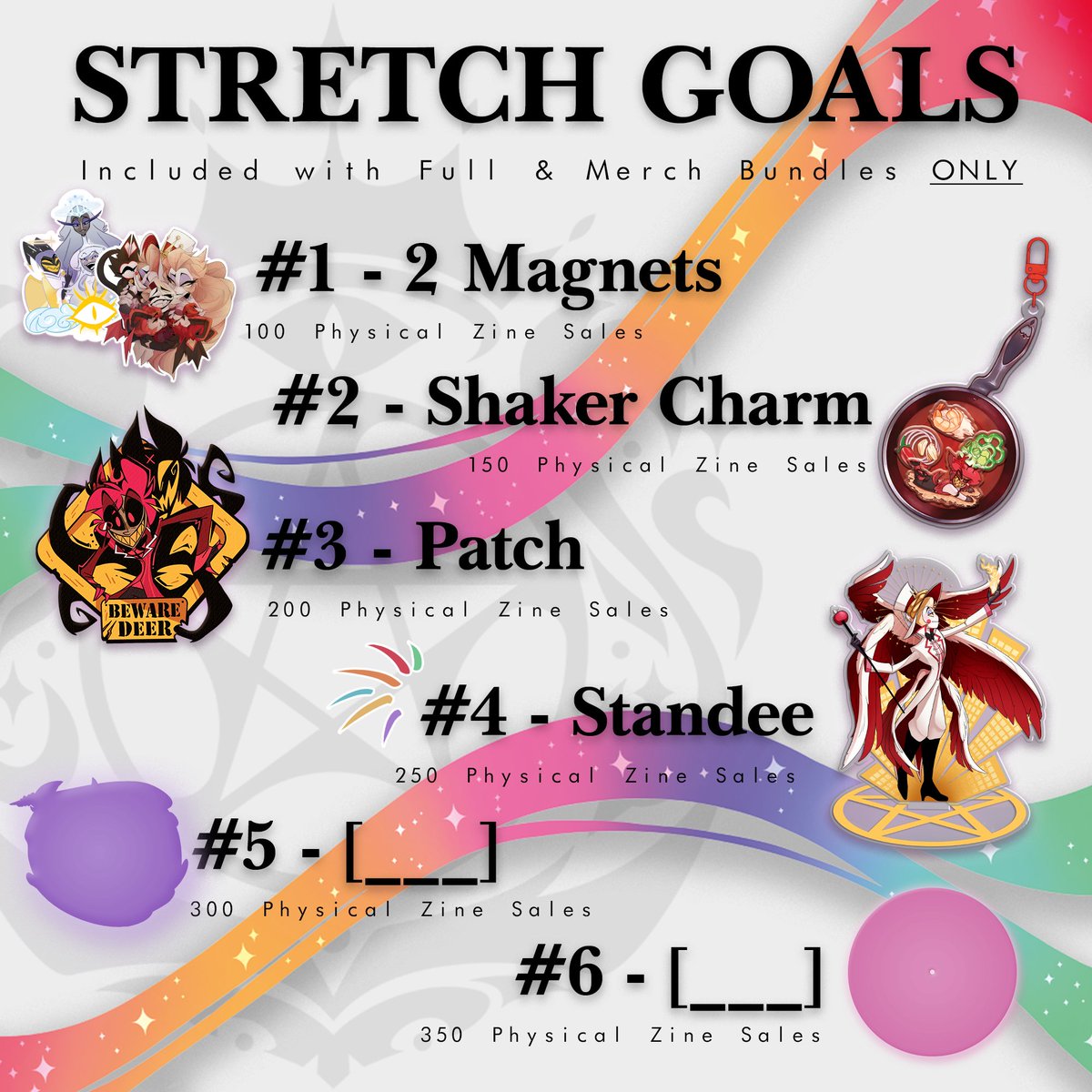 One Helluva Zine & A Happy Zine in Hell (@onehelluvazine) on Twitter photo ✨️A Happy Zine in Hell Fourth Stretch Goal Unlocked!✨️
What would be the best thing to start your weekend with? Why, by unlocking the 4th stretch goal! The Lucifer standee designed by the talented <a href="/Crude_Mood/">Crude Mood</a> ✨️A Happy Zine in Hell Fourth Stretch Goal Unlocked!✨️
What would be the best thing to start your weekend with? Why, by unlocking the 4th stretch goal! The Lucifer standee designed by the talented <a href="/Crude_Mood/">Crude Mood</a>