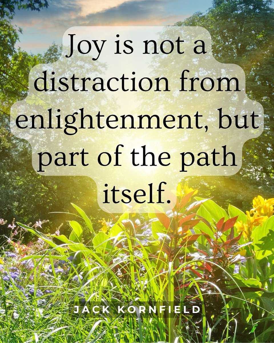 It’s true, what we sow we do reap. What we cultivate creates what will arise, which creates how the world will be. 

So whatever you are doing, do it joyfully! 💃

#joy #bliss #freedom #love #enlightenment #liberation #spiritualpath #mindfulness