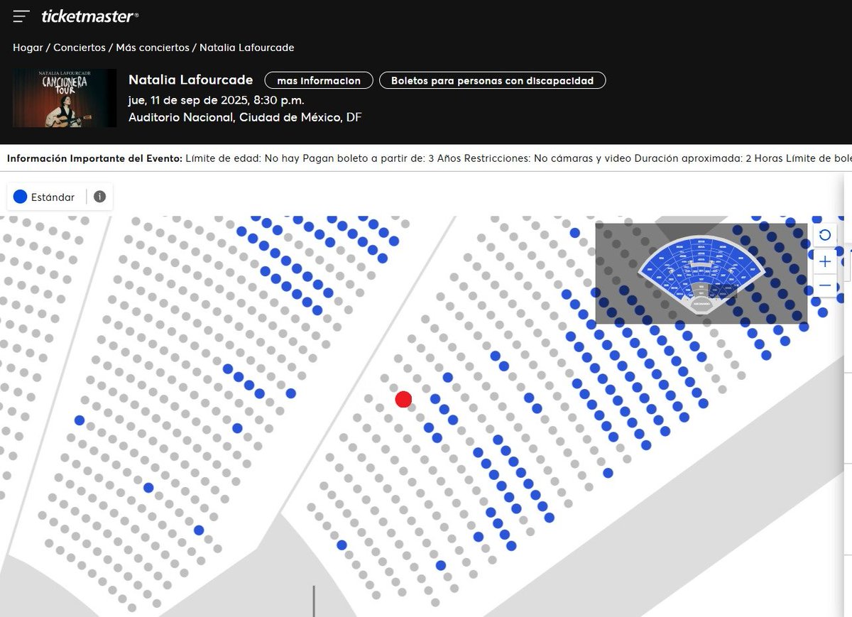 yosoyJimena's tweet photo. Amigos, aun vendo 1 boleto de Natalia Lafourcade para el auditorio nacional el 11 de sep, zona BA302.  
Lo vendo mas barato de lo que me costo. https://t.co/9UeWXusNo3