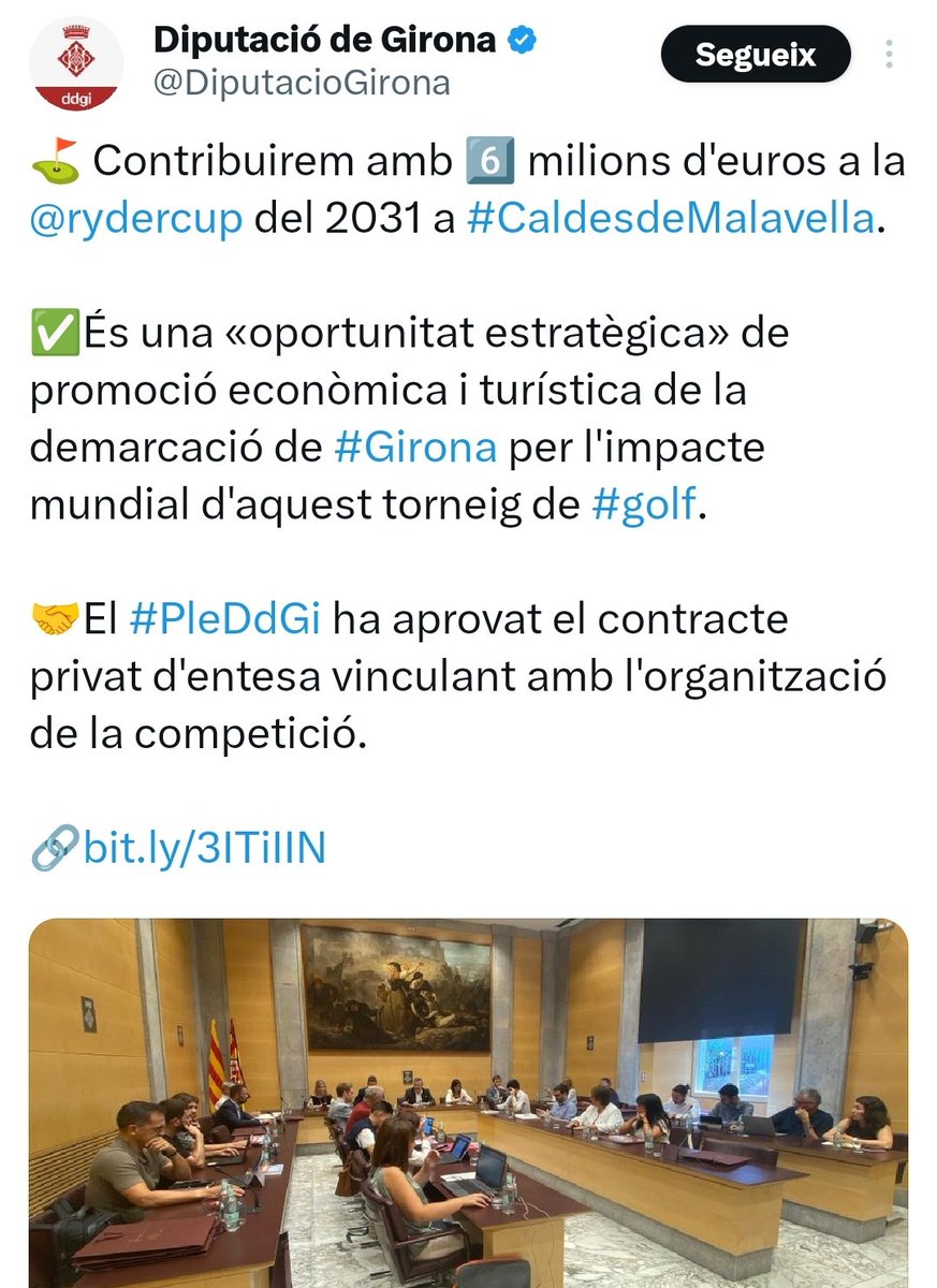 Perquè tothom sap que cal molta promoció turística a Girona, les platges estan buides, com també a la Costa Daurada...

Estafadors i antipatriotes!

Dediqueu els diners a millorar serveis públics i a ajudar sectors clau per vertebrar el territori!