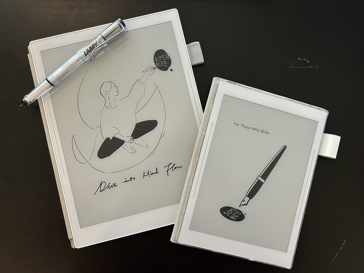 Greg Marine (@bygregmarine) on Twitter photo I used to write notes…
Now, I write Supernotes 🤭
These devices have transformed how I write and organize my notes and journals. And they have opened some new workflows for my projects and productivity.
Thank you, <a href="/rattasupernote/">Supernote</a>, for creating these tools 🤗❤️ I used to write notes…
Now, I write Supernotes 🤭
These devices have transformed how I write and organize my notes and journals. And they have opened some new workflows for my projects and productivity.
Thank you, <a href="/rattasupernote/">Supernote</a>, for creating these tools 🤗❤️