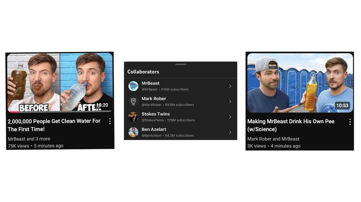 cool feature update of collab posts, but wonder how it will eventually change the platform if it eventually gets rolled out to all creators in the future