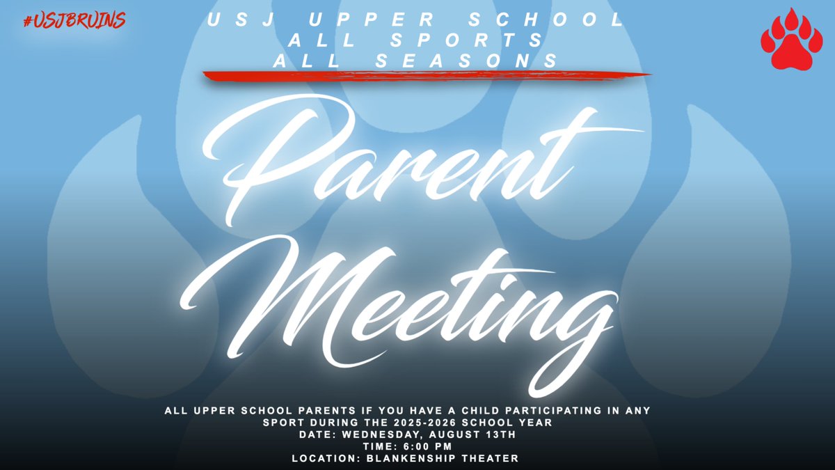 If you have a child participating in any sport during the 2025-2026, please make plans to attend.